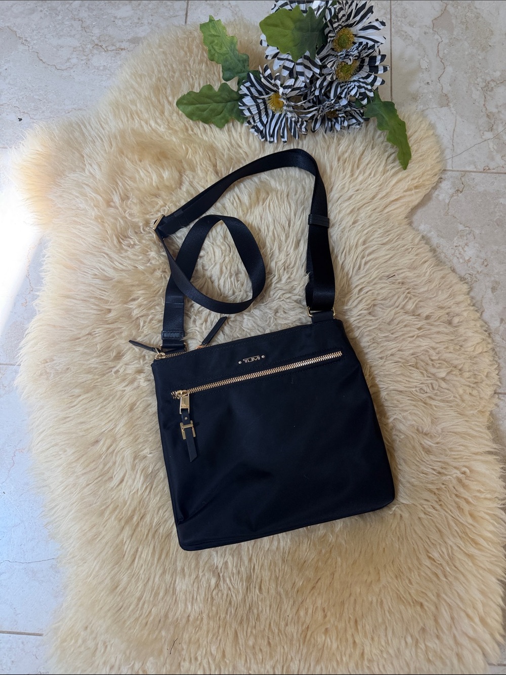 Tumi Voyager black crossbody